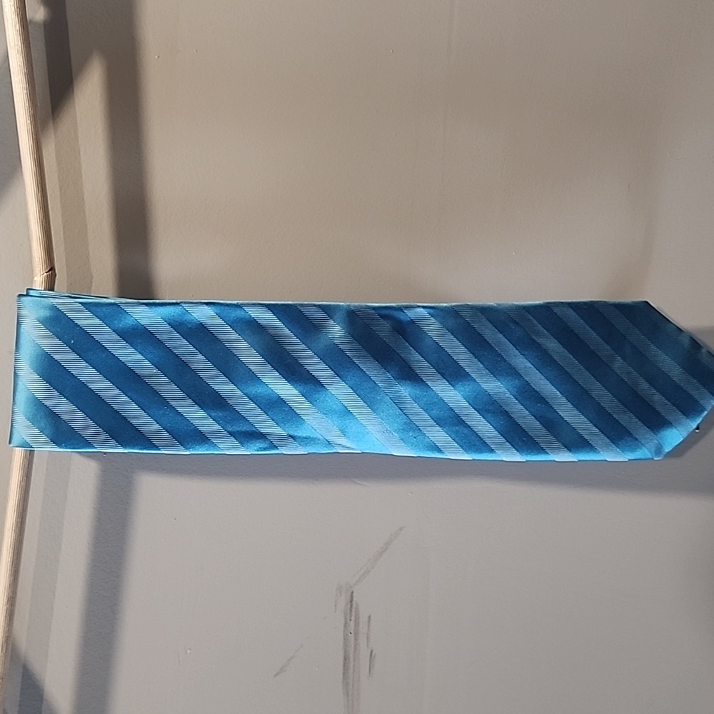 Silk Blue Striped Men's Tie